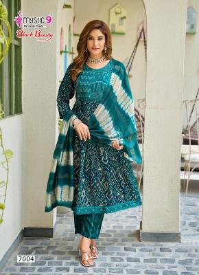 Mystic9 black beauty vol 7 wholesale printed kurti